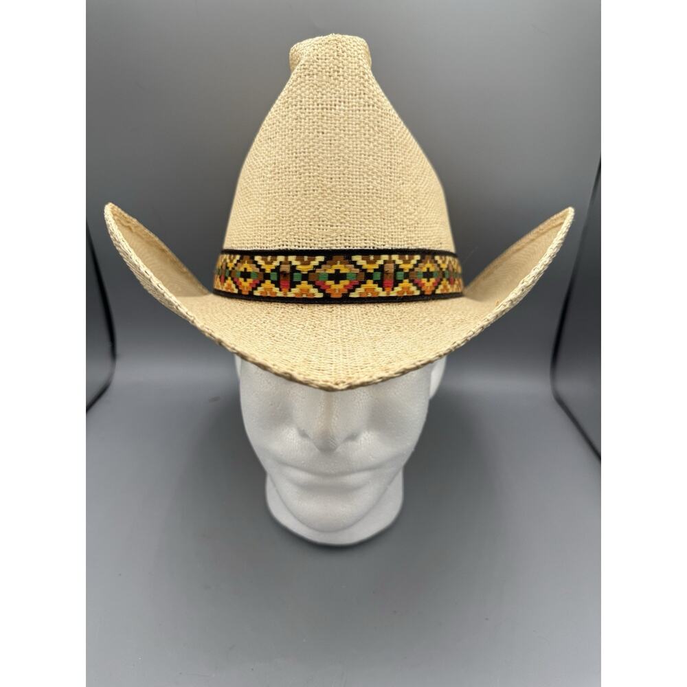 American Hat Co. Straw Cowboy Hat – Size 7 1/8 – Houston Texas